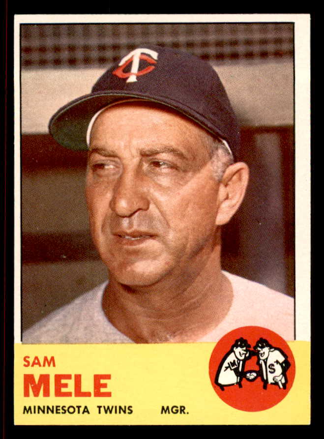 1963 Topps Baseball #531 Sam Mele Twins NR-MT 542893