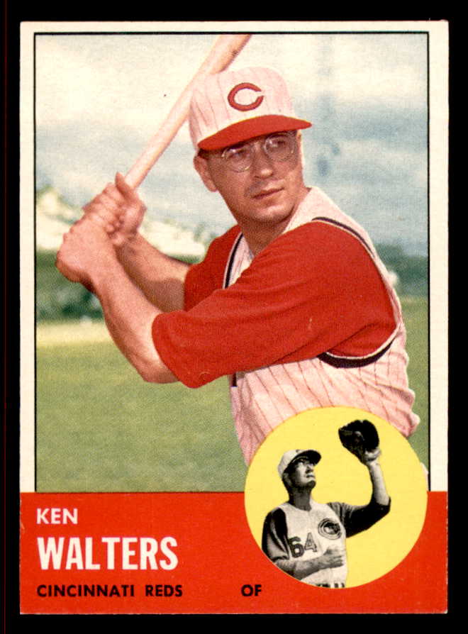 1963 Topps Baseball #534 Ken Walters Reds NR-MT 542895