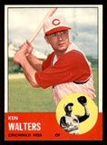 1963 Topps Baseball #534 Ken Walters Reds NR-MT 542895