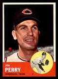 1963 Topps Baseball #535 Jim Perry Twins NR-MT 542896