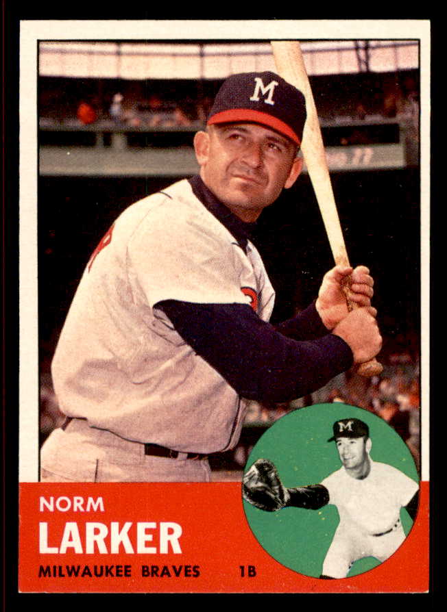 1963 Topps Baseball #536 Norm Larker Braves NR-MT 542897