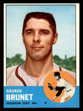 1963 Topps Baseball #538 George Brunet Colt .45s NR-MT 542898