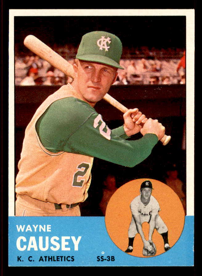 1963 Topps Baseball #539 Wayne Causey A's NR-MT 542899