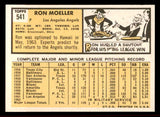 1963 Topps Baseball #541 Ron Moeller Angels NR-MT 542900