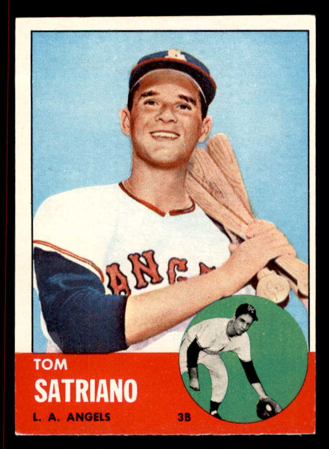 1963 Topps Baseball #548 Tom Satriano Angels NR-MT 542906