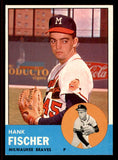 1963 Topps Baseball #554 Hank Fischer Braves NR-MT 542908