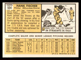 1963 Topps Baseball #554 Hank Fischer Braves NR-MT 542908