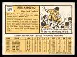 1963 Topps Baseball #569 Luis Arroyo Yankees NR-MT 542911