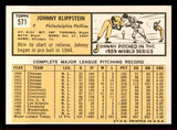1963 Topps Baseball #571 Johnny Klippstein Phillies NR-MT 542913