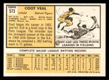1963 Topps Baseball #573 Coot Veal Tigers NR-MT 542914