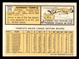 1963 Topps Baseball #576 Johnny Temple Colt .45s NR-MT 542915