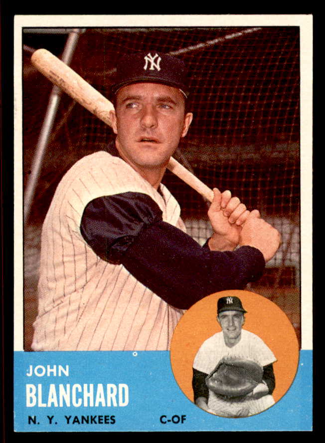 1963 Topps Baseball #555 John Blanchard Yankees EX-MT 542919