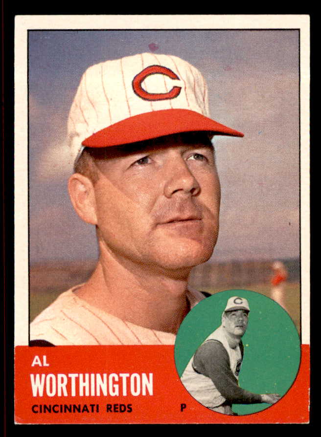 1963 Topps Baseball #556 Al Worthington Reds EX-MT 542920