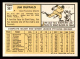 1963 Topps Baseball #567 Jim Duffalo Giants EX-MT 542929