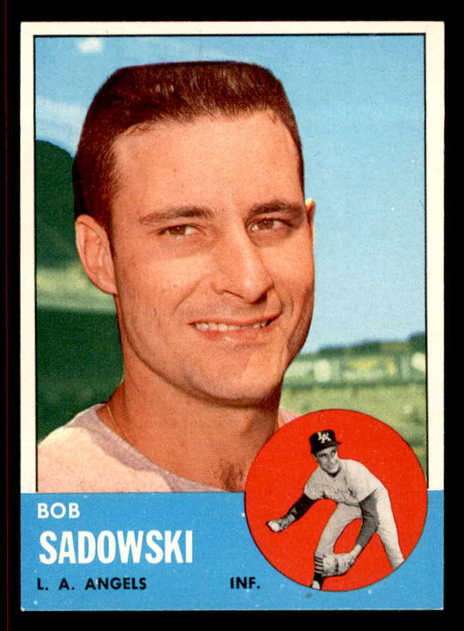 1963 Topps Baseball #568 Bob Sadowski Angels EX-MT 542930