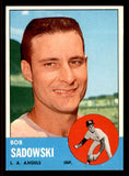 1963 Topps Baseball #568 Bob Sadowski Angels EX-MT 542930
