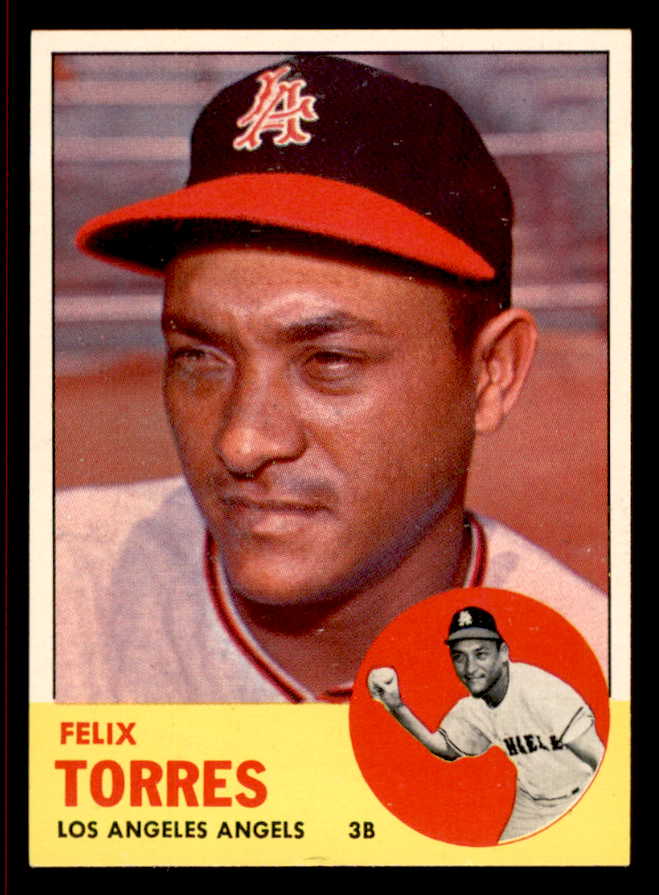 1963 Topps Baseball #482 Felix Torres Angels VG-EX/EX 542934