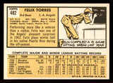 1963 Topps Baseball #482 Felix Torres Angels VG-EX/EX 542934