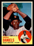 1963 Topps Baseball #497 Bennie Daniels Senators VG-EX/EX 542935