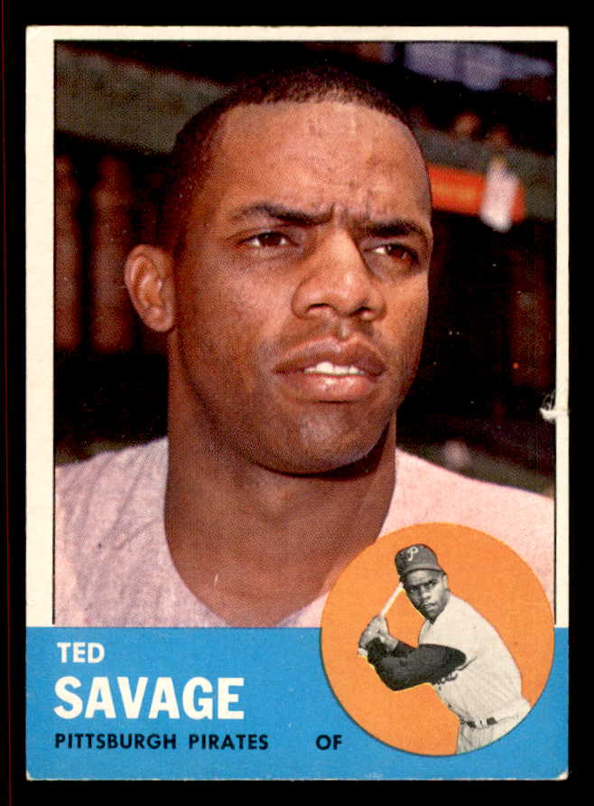 1963 Topps Baseball #508 Ted Savage Pirates VG-EX/EX 542936