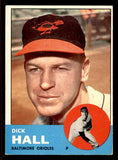 1963 Topps Baseball #526 Dick Hall Orioles VG-EX/EX 542937