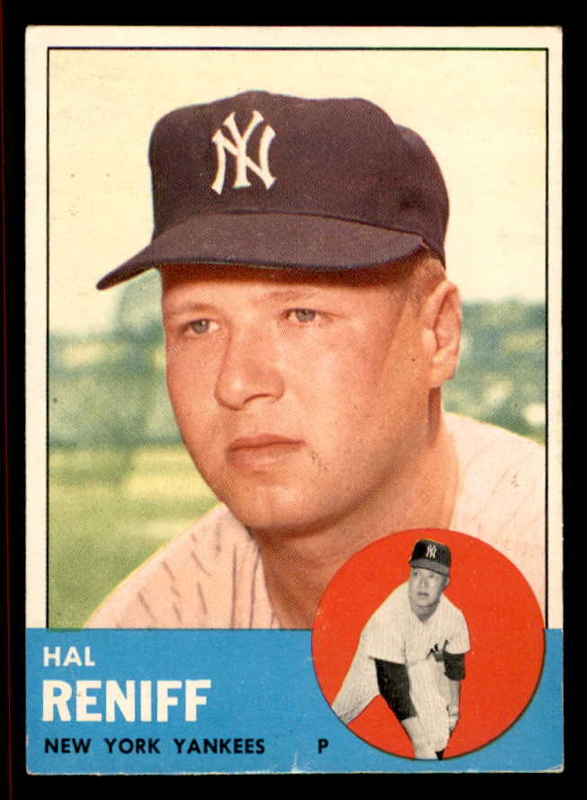 1963 Topps Baseball #546 Hal Reniff Yankees VG-EX/EX 542938