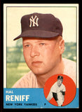 1963 Topps Baseball #546 Hal Reniff Yankees VG-EX/EX 542938