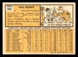 1963 Topps Baseball #546 Hal Reniff Yankees VG-EX/EX 542938