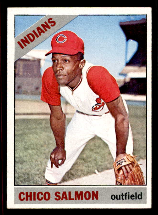 1966 Topps Baseball #594 Chico Salmon Indians EX-MT 542943