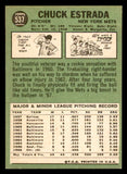 1967 Topps Baseball #537 Chuck Estrada Mets NR-MT 542950