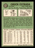 1967 Topps Baseball #537 Chuck Estrada Mets NR-MT 542951