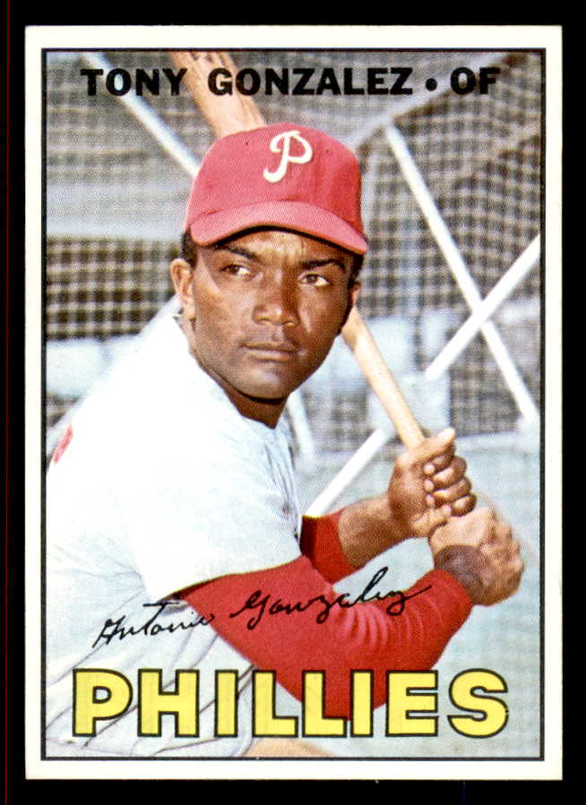 1967 Topps Baseball #548 Tony Gonzalez Phillies NR-MT 542964
