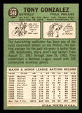 1967 Topps Baseball #548 Tony Gonzalez Phillies NR-MT 542964
