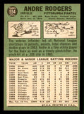 1967 Topps Baseball #554 Andre Rodgers Pirates NR-MT 542972
