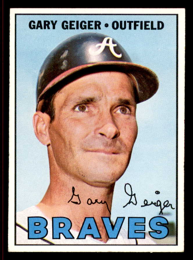 1967 Topps Baseball #566 Gary Geiger Braves NR-MT 542980