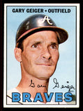 1967 Topps Baseball #566 Gary Geiger Braves NR-MT 542980