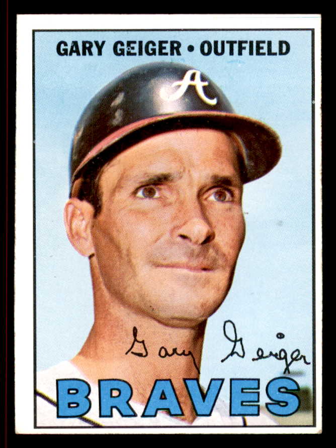 1967 Topps Baseball #566 Gary Geiger Braves NR-MT 542981