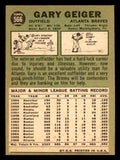 1967 Topps Baseball #566 Gary Geiger Braves NR-MT 542981