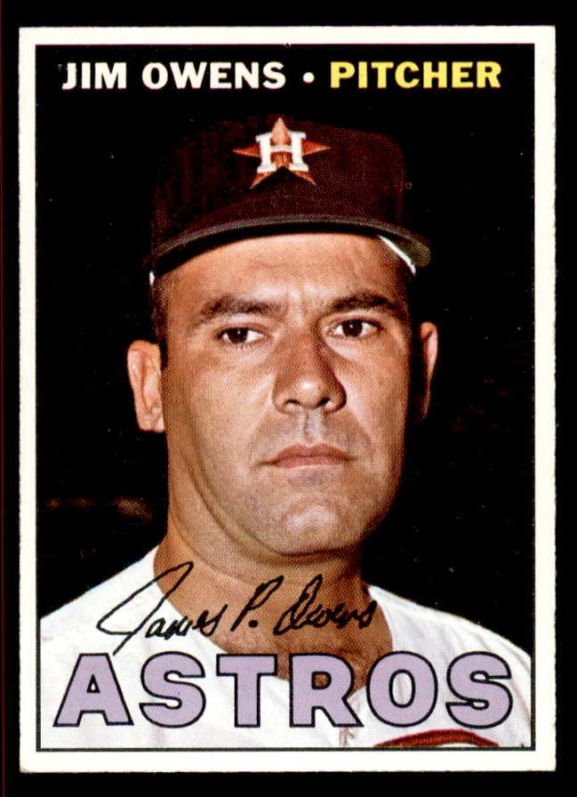 1967 Topps Baseball #582 Jim Owens Astros NR-MT 542986