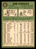 1967 Topps Baseball #582 Jim Owens Astros NR-MT 542987