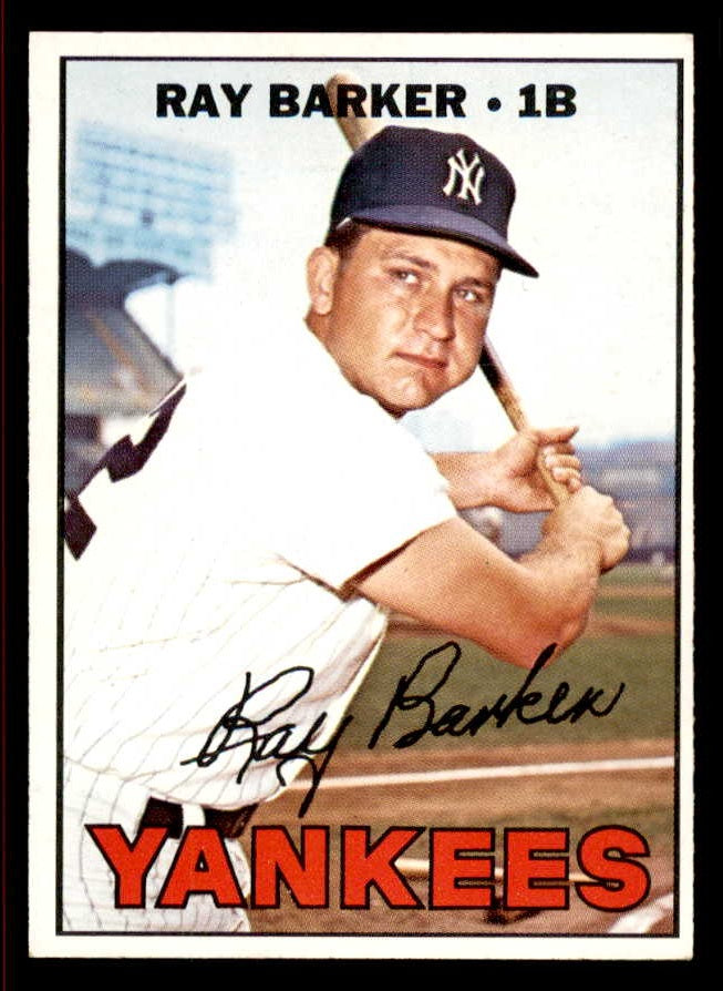 1967 Topps Baseball #583 Ray Barker Yankees NR-MT 542988