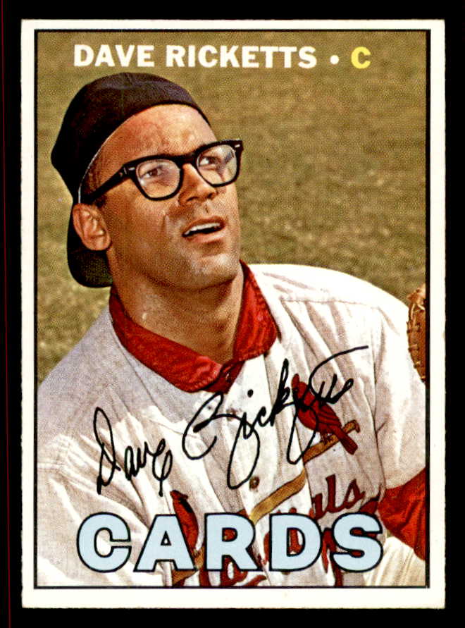 1967 Topps Baseball #589 Dave Ricketts Cardinals NR-MT 542992