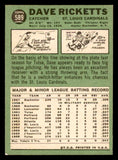 1967 Topps Baseball #589 Dave Ricketts Cardinals NR-MT 542992