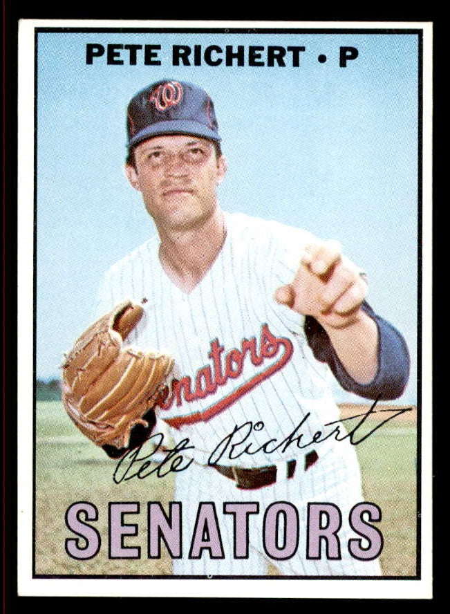 1967 Topps Baseball #590 Pete Richert Senators NR-MT 542993