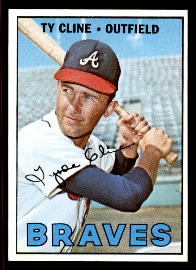 1967 Topps Baseball #591 Ty Cline Braves NR-MT 542995