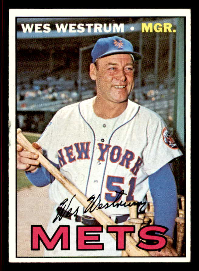 1967 Topps Baseball #593 Wes Westrum Mets NR-MT 542996