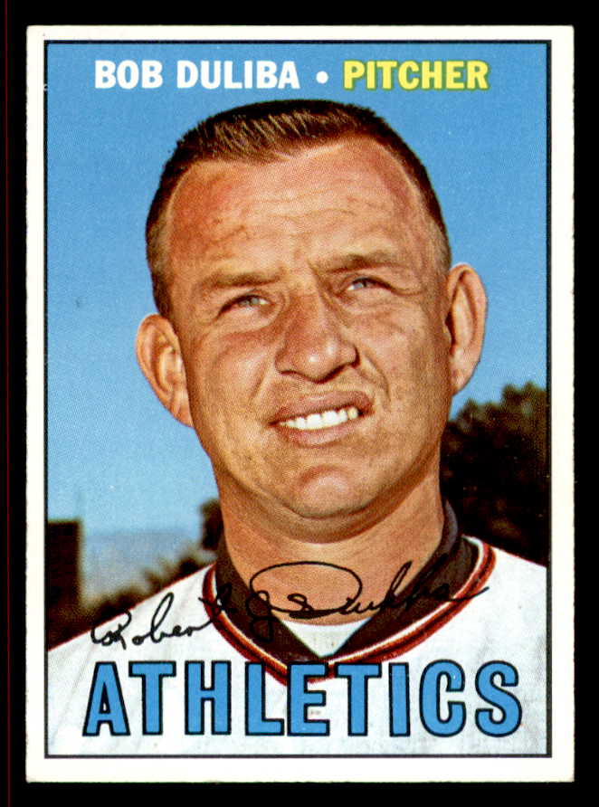 1967 Topps Baseball #599 Bob Duliba A's NR-MT 543002