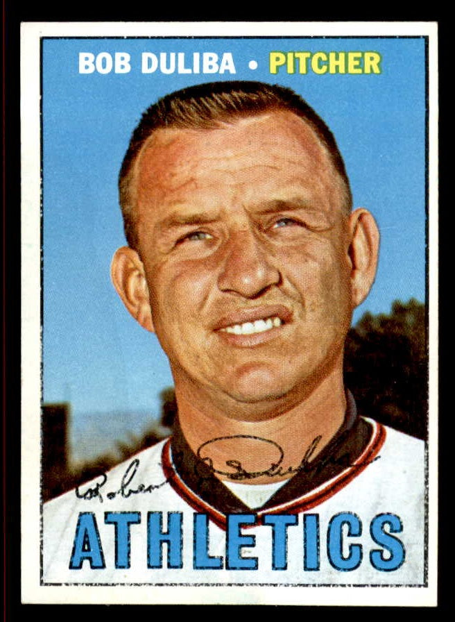 1967 Topps Baseball #599 Bob Duliba A's NR-MT 543003