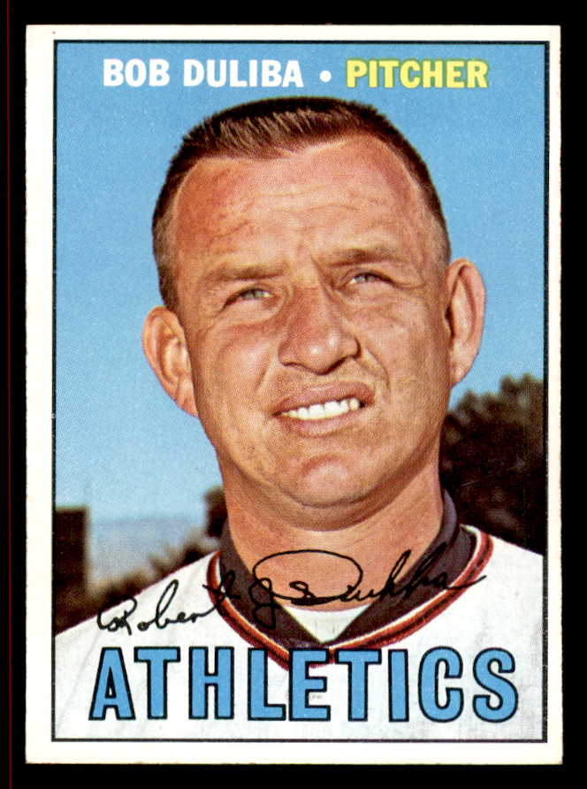 1967 Topps Baseball #599 Bob Duliba A's NR-MT 543004