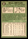 1967 Topps Baseball #601 Bill Bryan Yankees NR-MT 543005